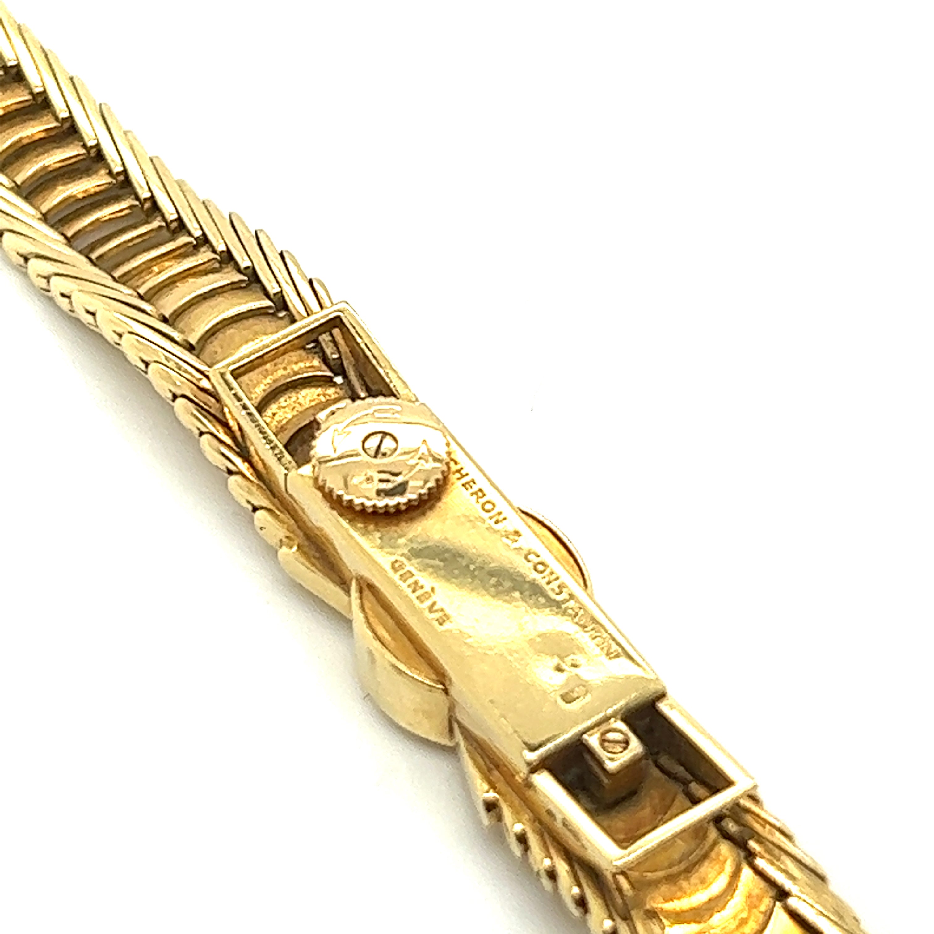 Vacheron Constantin 18k yellow gold bracelet watch original case