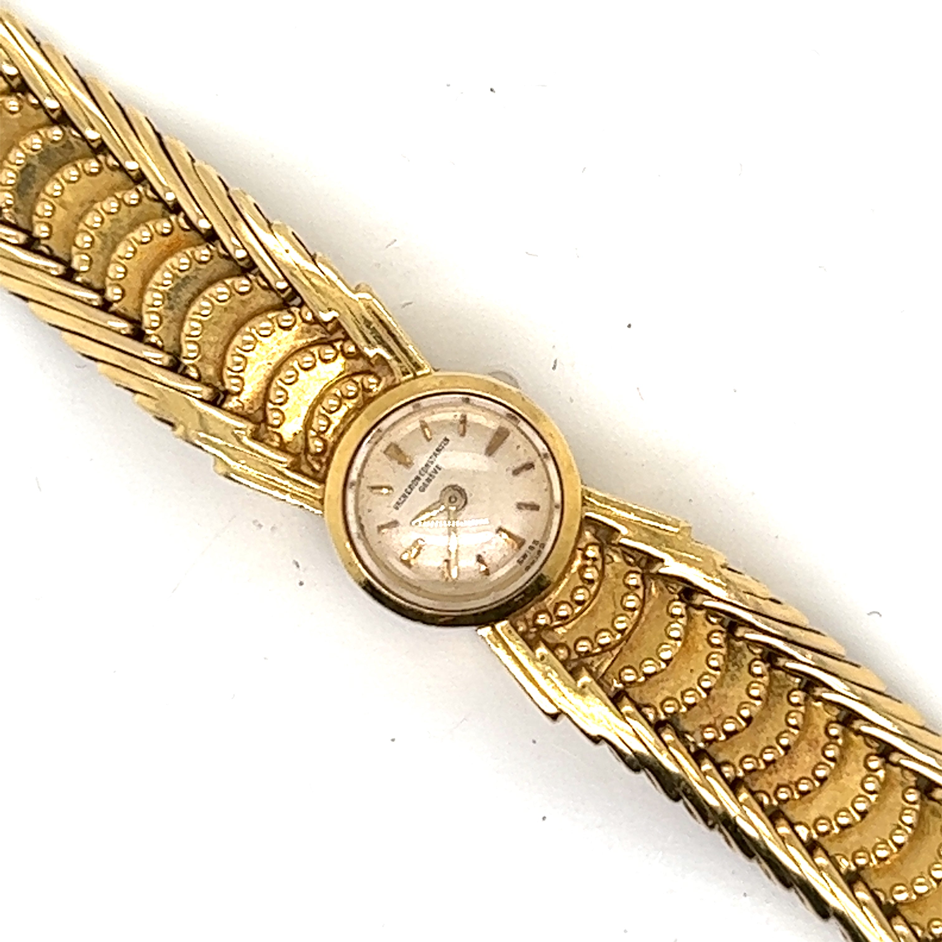 Vacheron Constantin 18k yellow gold bracelet watch original case